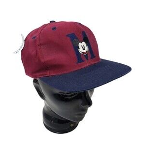 Disney Store Authentic Mickey Mouse Snapback Adjustable Hat Adult Cap Multicolor